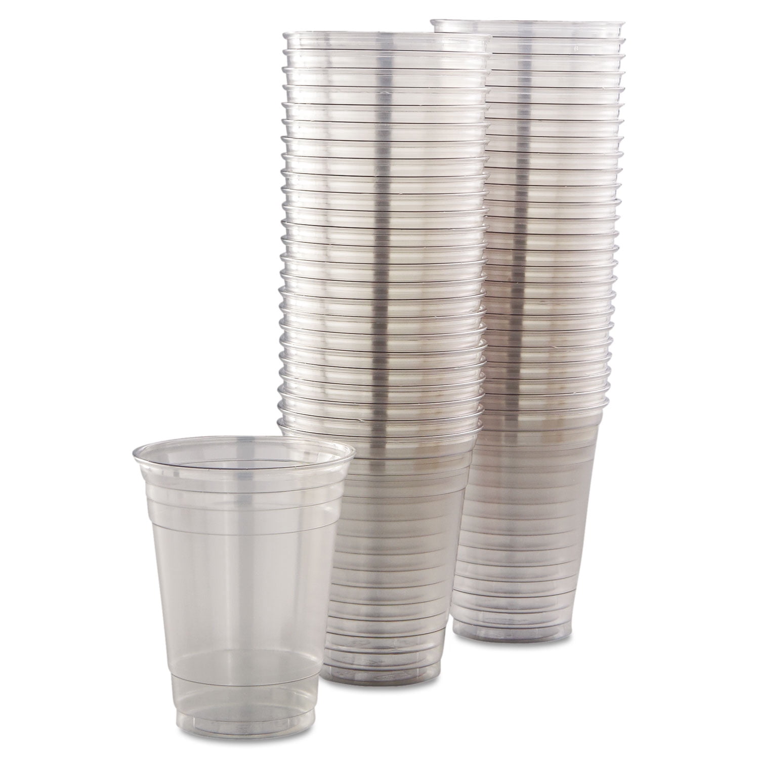 Dart® Ultra Clear Cups, Squat, 16 Oz, Pet, 50/bag, 1000/carton