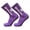 Purple, variant on Naierhg 1 Pair Sports Socks Wear Resistant High Elasticity Fine Workmanship Comfortable Durable Foot Protector Outdoor Accessory Non-slip Soccer Basketball for Sport