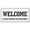 White, variant on BTFSigns 6 x 12 inch Welcome Please Remove or Cover Shoes Rust-Free Aluminum Signs for Home Office and Business, Metal Signs for Door Black Rounded Corners, Durable, Long Lasting