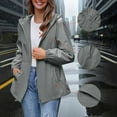 thumbnail image 2 of Admvng Rain Coats for Women Loose Fit Portable Waterproof Lightweight Jackets Raincoat Hiking Windbreaker Jacket with Hood S-2XL, 2 of 9