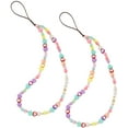thumbnail image 1 of IBAOLEA 2Pcs Cordon de Téléphone Portable Bracelet Fait à la Main Perles Fixes de Style Girly Phly-aw-11, 1 of 7