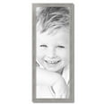 thumbnail image 2 of ArtToFrames 14" x 37" Classic Silver Picture Frame, 14x37 inch Silver Wood Poster Frame (WOM-4926), 2 of 7