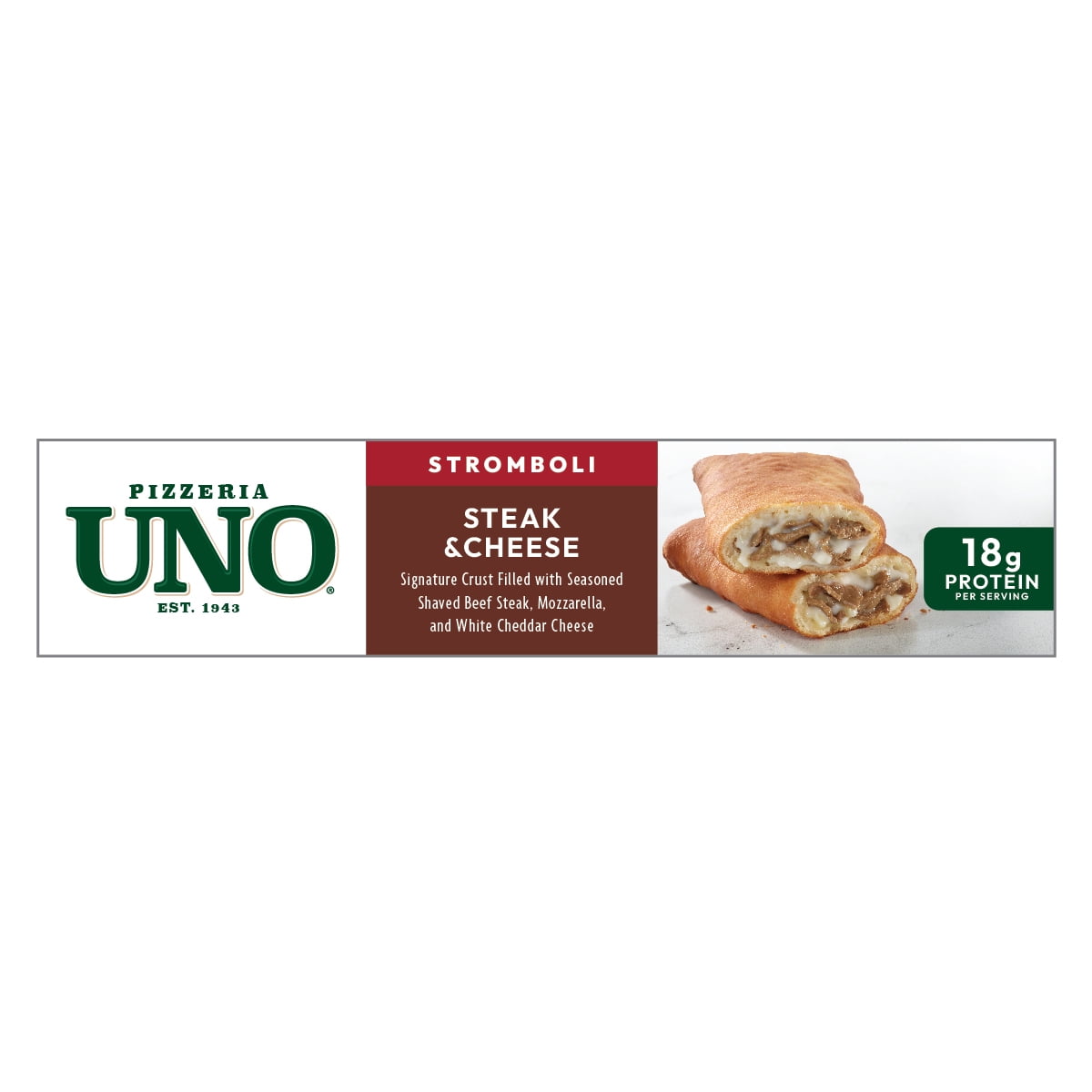 Pizzeria Uno Steak & Cheese Stromboli, 5 oz, Twin Pack, Frozen
