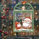 thumbnail image 2 of Pegatinas de Feliz Navidad para ventana, árbol de Navidad, alce, Papá Noel, decoraciones navideñas para el hogar, adorno de Navidad, regalo, 2023, 2 of 4