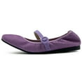 thumbnail image 2 of Ollio Women's Shoes Basic Mary Jane Elasticated Square Toe Ballet Flat F17340, 2 of 6