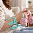 thumbnail image 5 of Portable Arm Yarn Holder, Wearable Rotating Yarn Spinner, Adjustable Double Strap Plastic Stand for Crocheting and Knitting, 1 Pc, 5 of 5