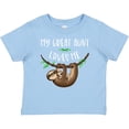 thumbnail image 3 of Inktastic My Great Aunt Loves Me Cute Sloth and Baby Boys or Girls Baby T-Shirt, 3 of 5