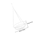 thumbnail image 2 of ADDHAT 1Ud Cesta Colgante De Hierro Para Plantas Con Ideal Para Jardín Y Hogar, 2 of 8