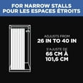 thumbnail image 3 of Mainstays Easy Up Adjustable Tension Shower Curtain Rod, No Tools Needed, 3 of 6
