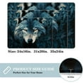 thumbnail image 2 of Wolf Non-Slip Polyester Chair Mats Floor Mat Kitchen Mat Machine Washable, 2 of 6