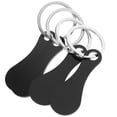 thumbnail image 4 of Miangastore 4Pcs Shopping Trolley Tokens Key Rings Stainless Steel Key Rings Portable Trolley Removers, 4 of 9