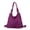 Purple, variant on URSOFINE Women's Water-Repellent Nylon Tote Bag, Large Capacity Multi-Pocket Crossbody Shoulder Bag with Adjustable Strap, Lightweight Hobo Purse for Work, Travel & Daily Use