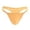 Orange., variant on HBGVBA Mens Bikini Underwears,Solid Color Ice Silk Low Waist Briefs Stretch With Snap Button