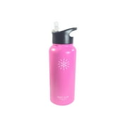 Smart Flask Stainless Steel Water Bottle Vacuum Insulated 32oz with Biteproof Lid. Keeps Your Beverage Cold for 24 hours and Hot for 8 Hours.