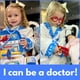 thumbnail image 2 of Kit de Doctor para Niñas GIFTINBOX Rosa con Disfraz 3-6 Años, 2 of 8