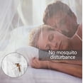 thumbnail image 4 of Dosel De Tela De Tul Mosquitera Para Cama Matrimonial Modelo Blanco, 4 of 4