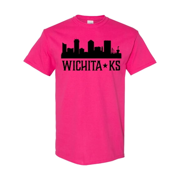 Inktastic Wichita Kansas City Skyline T-Shirt