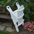 thumbnail image 3 of A &amp; L Furniture Folding Recycled Plastic Adirondack Chair with 2 Cup Holders, 3 of 4