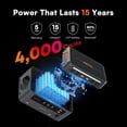thumbnail image 5 of OSCAL PowerMax 3600 PE Portable Power Station, 2016Wh LiFePO4, 3600W Output, with 4x200W Panel, 8ms EPS, 15-Year Lifespan for Home Backup, Camping, RV, Emergency, 5 of 9