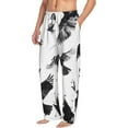 thumbnail image 6 of Sikiie Monochrome Flying Ravens Pajama Pants Men, PJ Bottoms, Sleep & Lounge Pants-XX-Large, 6 of 6