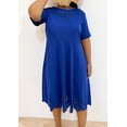 thumbnail image 2 of Purcoar Women's Plus Size Dresses Burnt Flower Hollow Midi Dress L-4XL, 2 of 5