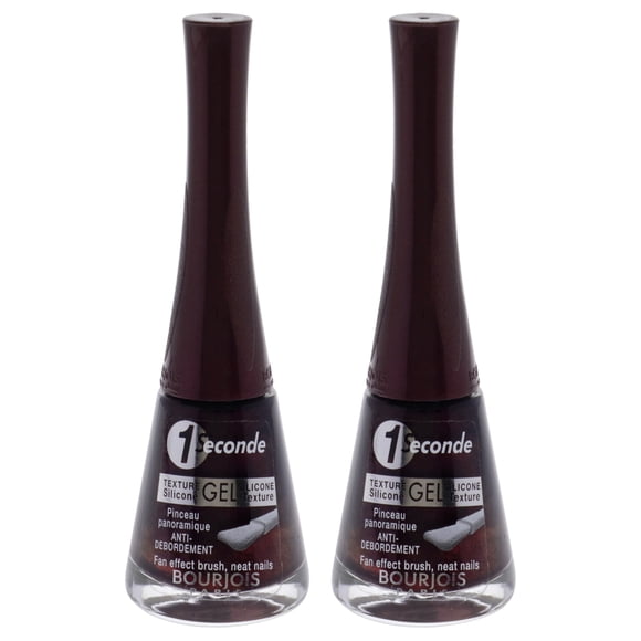 1 Seconde - 34 Violine Hypnotique by Bourjois for Women - 0.3 oz Nail Polish - Pack of 2