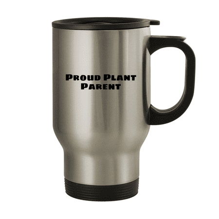 

Proud Plant Parent - 14oz Stainless Steel Travel Mug Silver