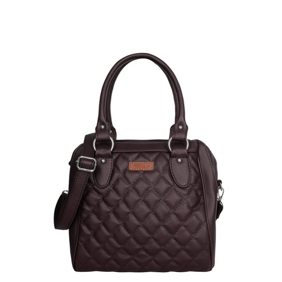 Sishka Brown Hand Bag for Women – Vegan Leather Satchel with Top Handle,Crossbody Bag with Adjustable Strap