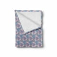 thumbnail image 2 of Flower Soft Flannel Fleece Blanket, Abstract Colorful Dandelion Pattern with Striped Background Burlap Inspired Design, Cozy Plush for Indoor and Outdoor Use, 50" x 70", Multicolor, by Ambesonne, 2 of 6