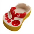 thumbnail image 1 of para Papas Fritas, Divertido de Cerámica con Forma de Zapatilla, Portavasos para Papas Fritas, Ideal para Restaurante, Hogar, Color Rojo., 1 of 5