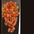 thumbnail image 2 of HUASHENG Maple Wall Hanging Rattan Christmas Artificial Plant Wedding Home Prop Decoration, 2 of 6