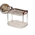 thumbnail image 1 of Dvruxg Clear Plastic 2-Tier Bathroom Vanity Organizer, Desktop Cosmetic Display Shelf, 1 of 5