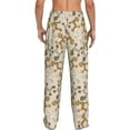 thumbnail image 3 of Xecao Cartoon Poodle Dog Men's Straight Lounge Pajama Pants: The Ultimate in Comfortable Sleepwear, 3 of 9