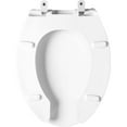 thumbnail image 3 of Bemis 1950SSTDG 000 Commercial Elongated Open-Front Toilet Seat with Dura Guard, 3 of 4