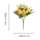 thumbnail image 3 of Uuiauoio Artificial Flowers, Fake Bouquet,Artificial with Stems for Wedding Flowers Decoration, Valentines Day, Home Decor, Bridal Bouquet Roses, 3 of 6