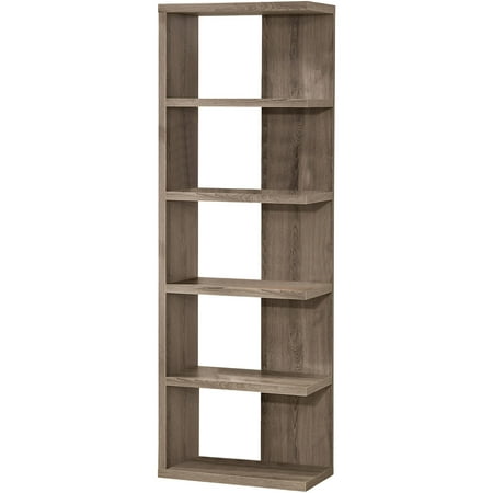 Kellar Bookshelf In Weathered Grey Finish Com
