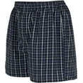 thumbnail image 2 of Gildan Men's Tag Free Woven Boxers, 5-Pack, Black, SM, 2 of 6