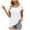 White, variant on gakvbuo Plus Size Summer Tops For Women Tops Dressy Casual Tunic Tops To Wear With Leggings Woman Causal Square Neck Solid Color Blouse Puff Short Sleeve T-Shirt Summer Tops