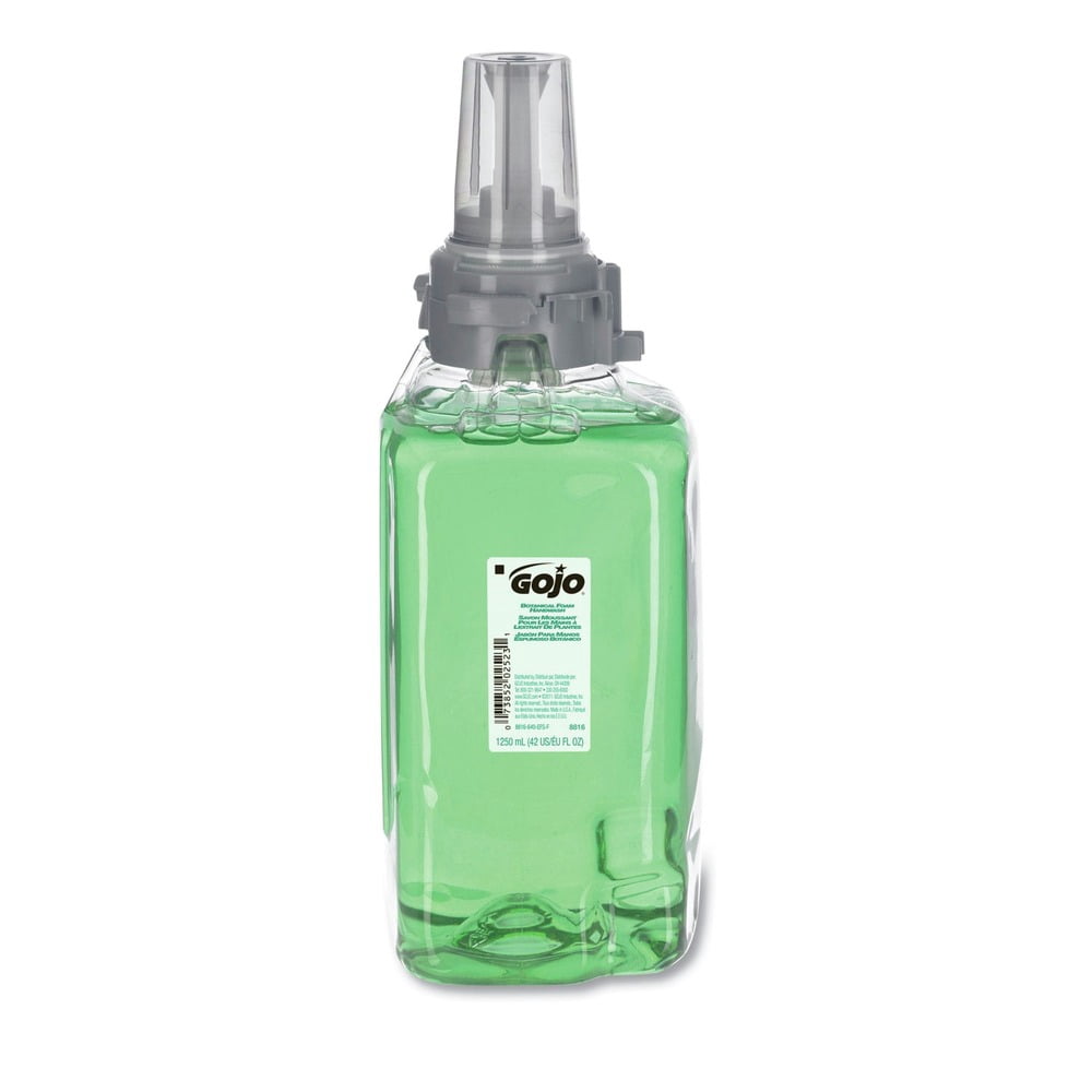 GOJO Industries 8816-03 Botanical Scent 1250 mL Foam hand wash Refill for ADX-12 Dispenser (3/Carton)