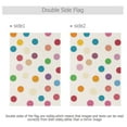 thumbnail image 4 of Yayeee Garden Flag 28" x 40" Double Sided Outdoor Yard Lawn Holiday Decorations, Polka Dot, 4 of 6