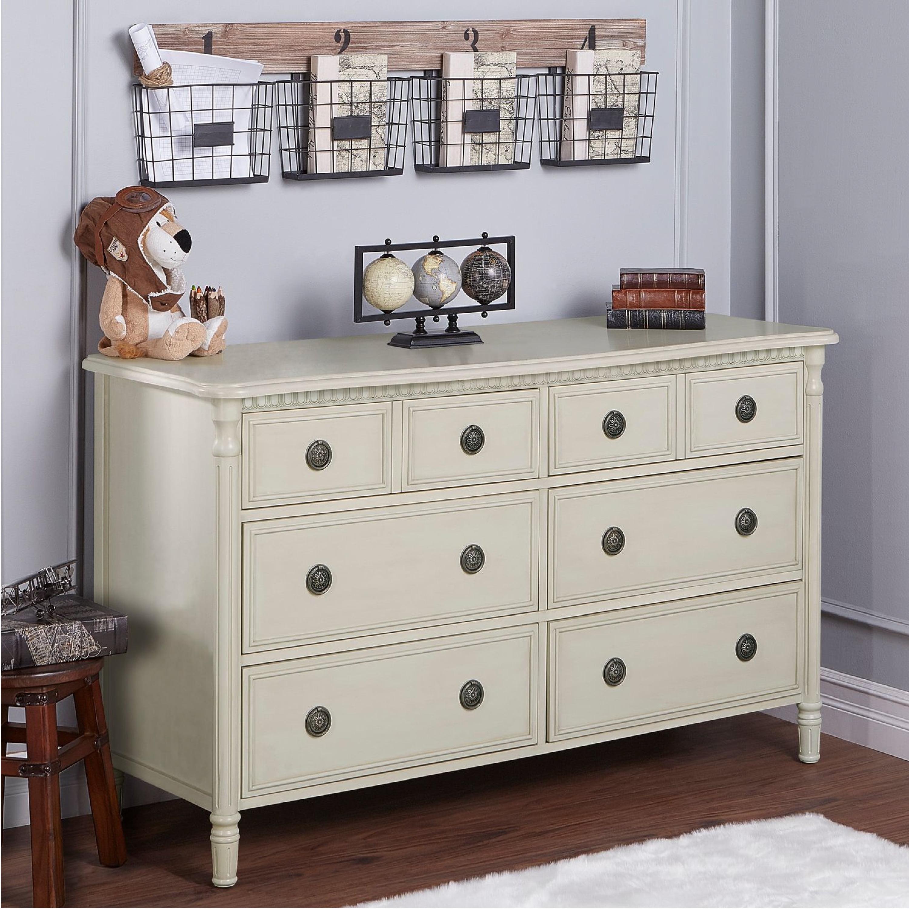evolur Julienne Double Dresser - Cloud