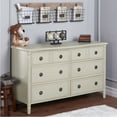 thumbnail image 2 of Evolur Julienne Double Dresser in Clay, Six Drawers, Modern Nursery Dresser, 2 of 12