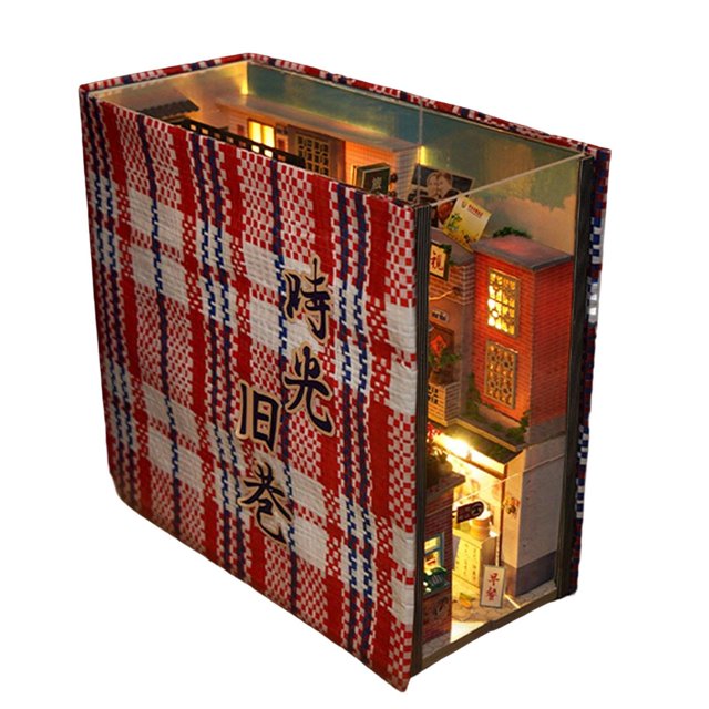 Vogacara 3D Doll House Kit Miniature DIY Decorative for Craft Lovers Children Girls Juguetes tipo 5