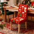 thumbnail image 4 of Stretch Chair Cover for Christmas Decorations: Removable and Washable Dining Chair Protector, 4 of 6