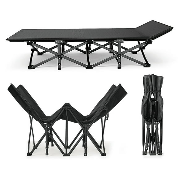 Magkeler Beds,Folding Camping Cot for Adults,Portable Sturdy Sleeping Cot with Carry Bag Outdoor Lightweight Camping Bed Support 264 lbs,Large Outdoor Foldable Travel Cots