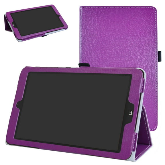 Labanema 8.0" LG G Pad X II 8.0 PLUS V530 Case, PU Leather Folio Stand Protective Case, Cover for 8.0" LG G Pad X II 8.0 PLUS V530 (Purple)