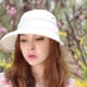 thumbnail image 4 of GOOHOCHY Sombrero plegable con visera, ala ancha, protección UV, dos estilos (beige), 4 of 8