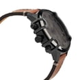 thumbnail image 2 of Diesel Griffed Men's Brown Leather Black Stainless Chronograph Watch DZ4569 New, 2 of 3