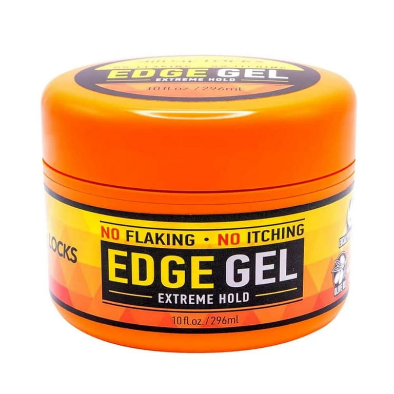 All Day Locks Extreme Hold Edge Gel - 10oz for Slick Hair Sheen