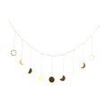 thumbnail image 4 of Adorno colgante estético para mujer, obra de arte decorativa, colgante de pared Aleación Oro Oscuro, 4 of 9